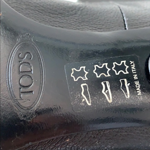 Black Leather and Suede Heels by Tod’s size 8 1/2 - Picture 7 of 8